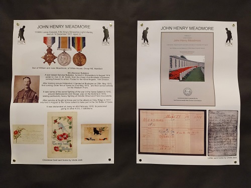 Image 8 from WW1 Exhibition at St Weonard's Church | Archenfield Benefice