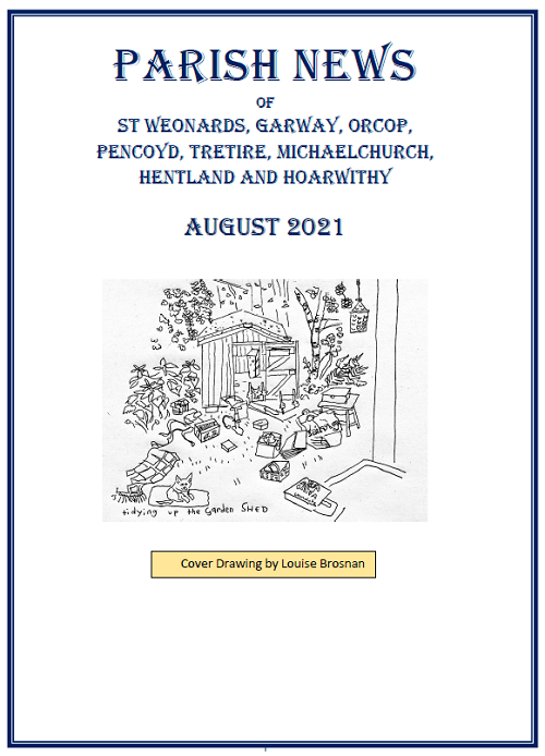 Archenfield Benefice blog image - August 2021 Parish News