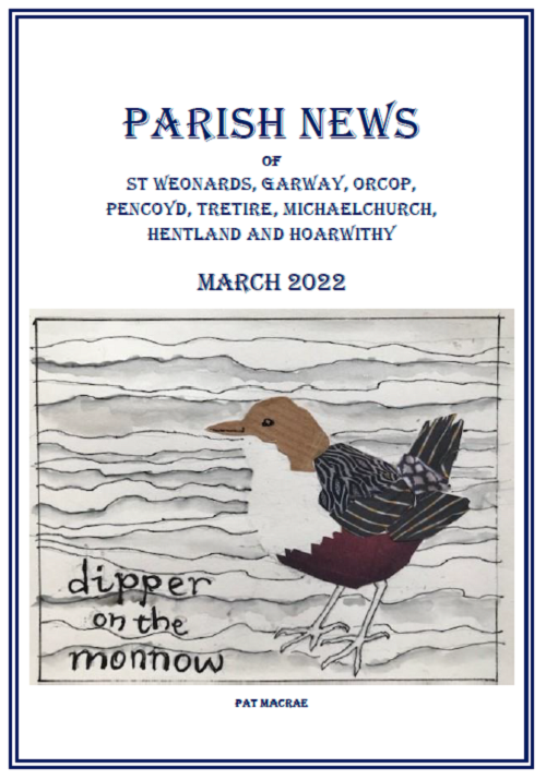 Archenfield Benefice blog image - March 2022 Parish News