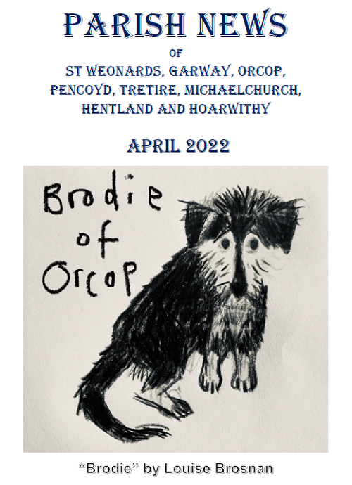 Archenfield Benefice blog image - April 2022 Parish News