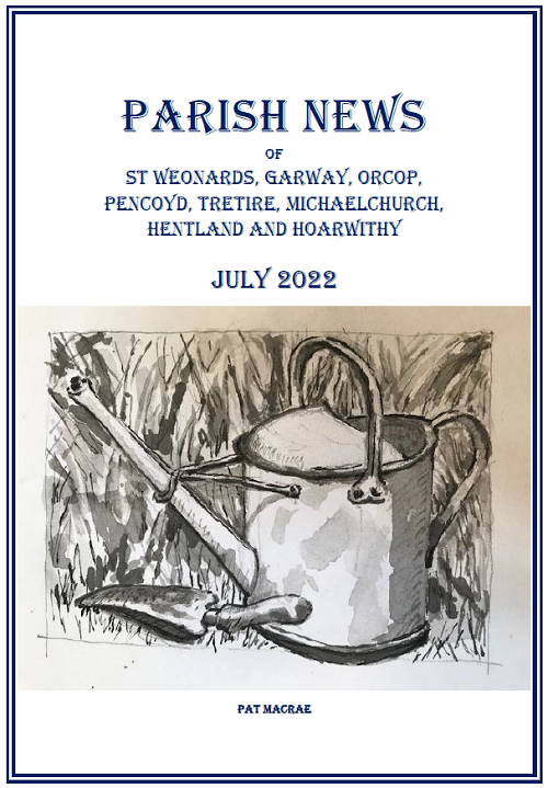 Archenfield Benefice blog image - July 2022 Parish News