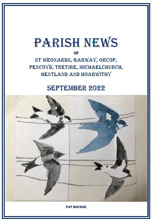 Archenfield Benefice blog image - September 2022 Parish News