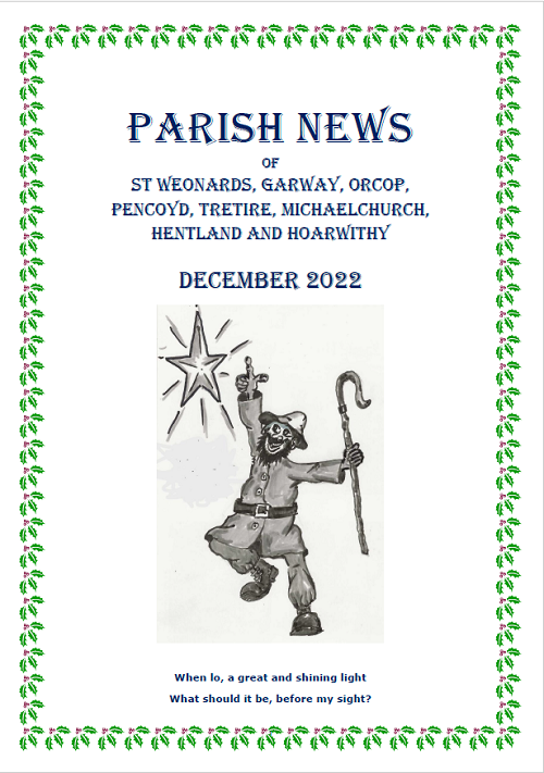 Archenfield Benefice blog image - December 2022 Parish News