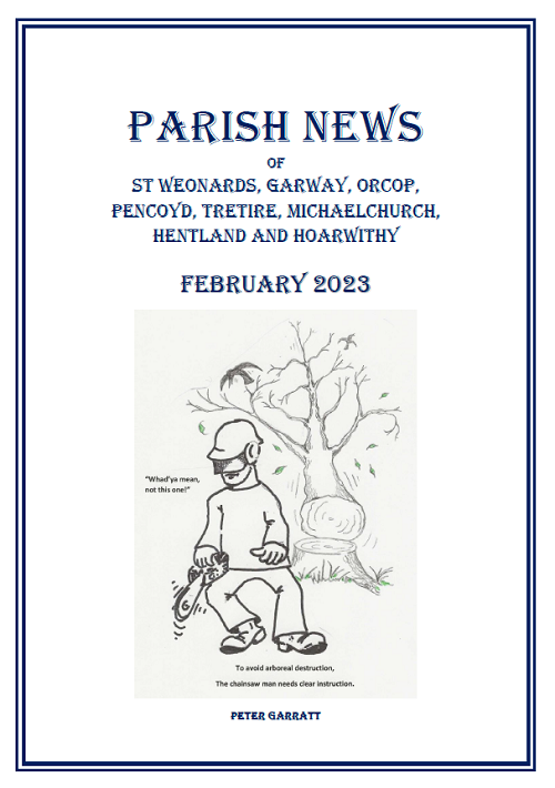 Archenfield Benefice blog image - February 2023 Parish News