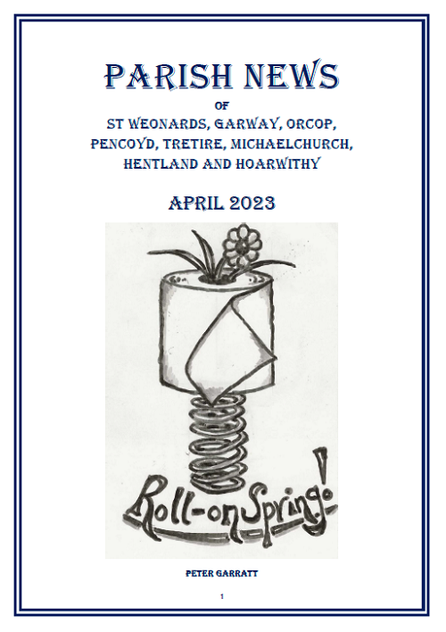 Archenfield Benefice blog image - April 2023 Parish News