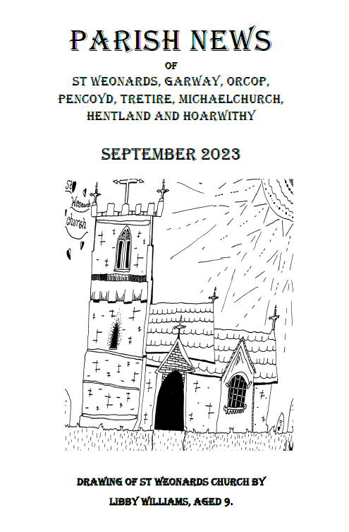 Archenfield Benefice blog image - September 2023 Parish News
