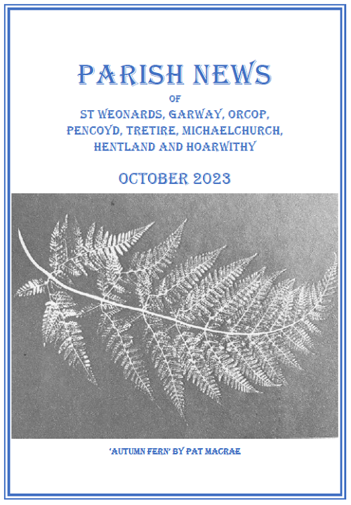 Archenfield Benefice blog image - October 2023 Parish News