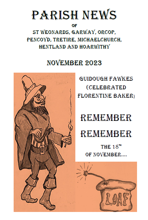 Archenfield Benefice blog image - November 2023 Parish News