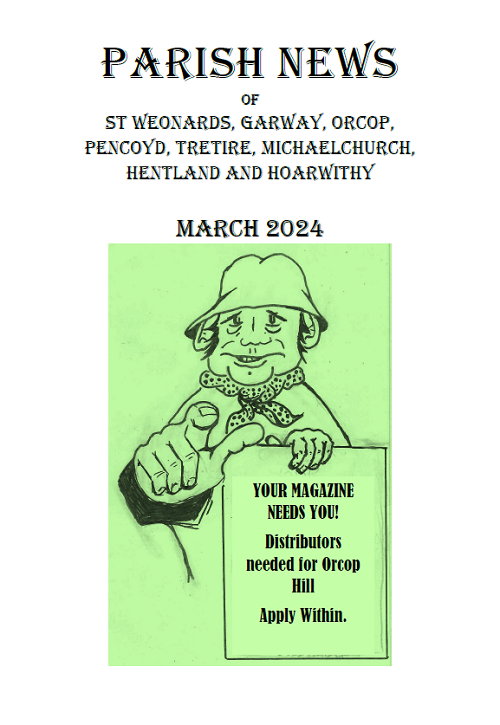 Archenfield Benefice blog image - March 2024 Parish News