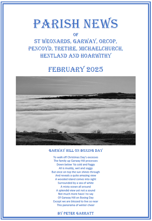 Archenfield Benefice blog image - February 2025 Parish News