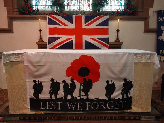 Archenfield Benefice blog image - WW1 Exhibition at St Weonard's Church